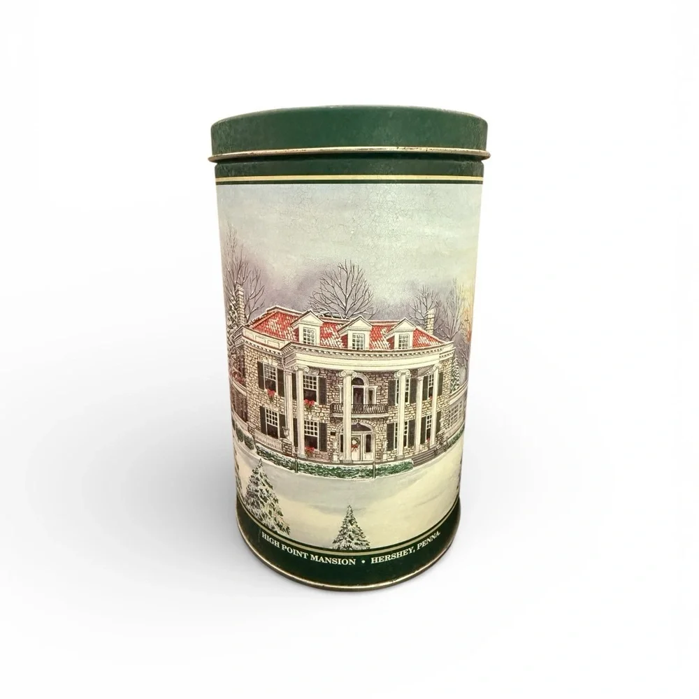 1994 Reese's Hershey's Hometown Series Canister #12 High Point Mansion Vtg